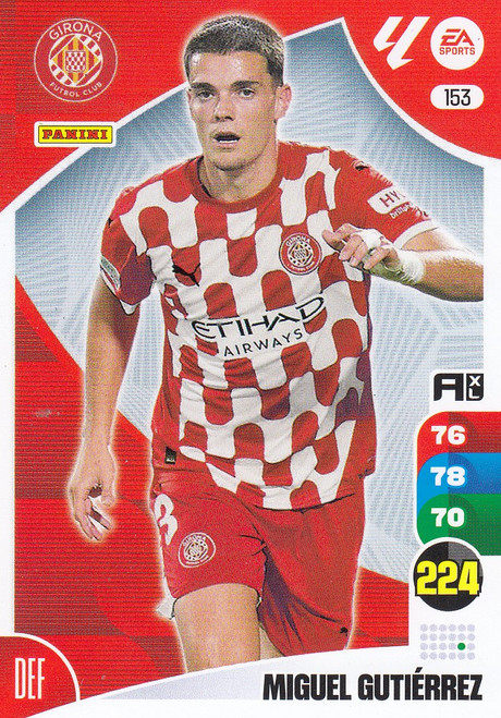 #153 Miguel Gutierrez (Girona FC) Panini Adrenalyn XL La Liga 2024-25