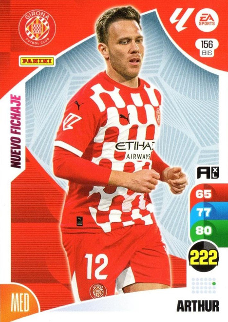 #156bis Arthur (Girona FC) Panini Adrenalyn XL La Liga 2024-25