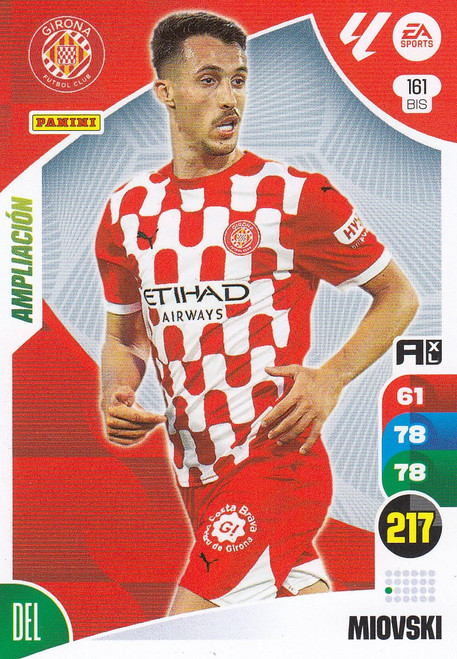 #161bis Miovski (Girona FC) Panini Adrenalyn XL La Liga 2024-25