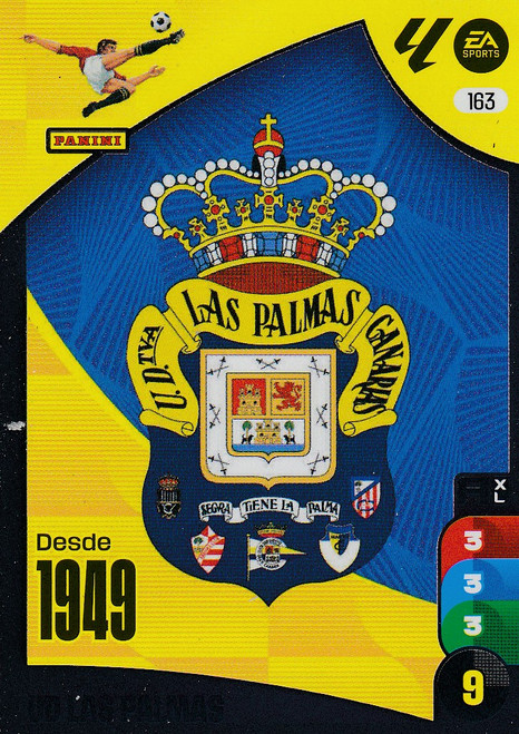 #163 Escudo (UD Las Palmas) Panini Adrenalyn XL La Liga 2024-25 #163 Escudo (UD Las Palmas) Panini Adrenalyn XL La Liga 2024-25