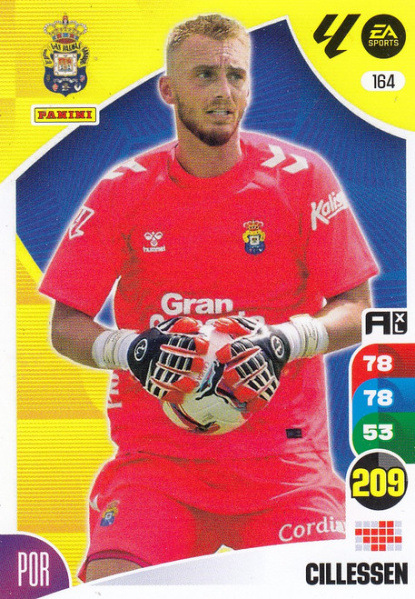#164 Cillesen (UD Las Palmas) Panini Adrenalyn XL La Liga 2024-25 #164 Cillesen (UD Las Palmas) Panini Adrenalyn XL La Liga 2024-25