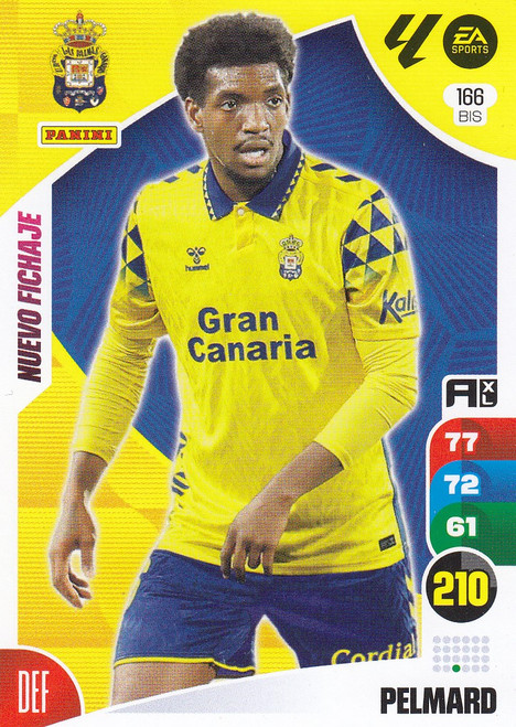 #166bis Pelmard (UD Las Palmas) Panini Adrenalyn XL La Liga 2024-25 #166bis Pelmard (UD Las Palmas) Panini Adrenalyn XL La Liga 2024-25