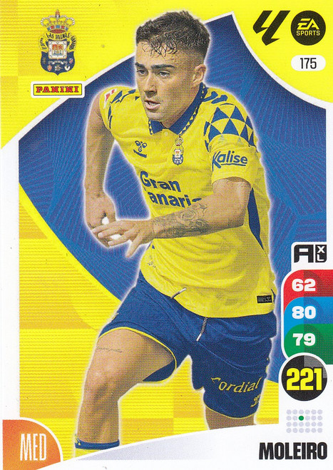 #175 Moleiro (UD Las Palmas) Panini Adrenalyn XL La Liga 2024-25