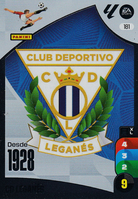 #181 Escudo (CD Leganes) Panini Adrenalyn XL La Liga 2024-25 #181 Escudo (CD Leganes) Panini Adrenalyn XL La Liga 2024-25