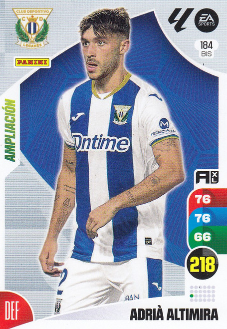 #184bis Adria Altimira (CD Leganes) Panini Adrenalyn XL La Liga 2024-25