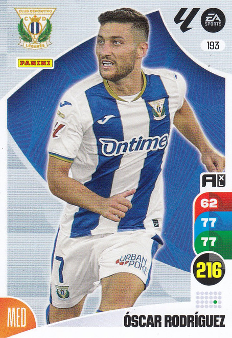 #193 Oscar Rodriguez (CD Leganes) Panini Adrenalyn XL La Liga 2024-25