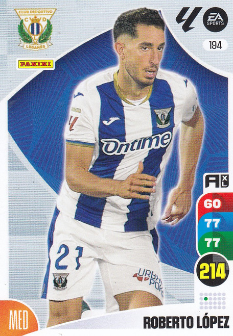 #194 Roberto Lopez (CD Leganes) Panini Adrenalyn XL La Liga 2024-25