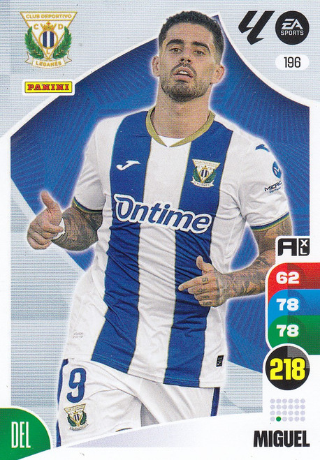 #196 Miguel (CD Leganes) Panini Adrenalyn XL La Liga 2024-25 #196 Miguel (CD Leganes) Panini Adrenalyn XL La Liga 2024-25