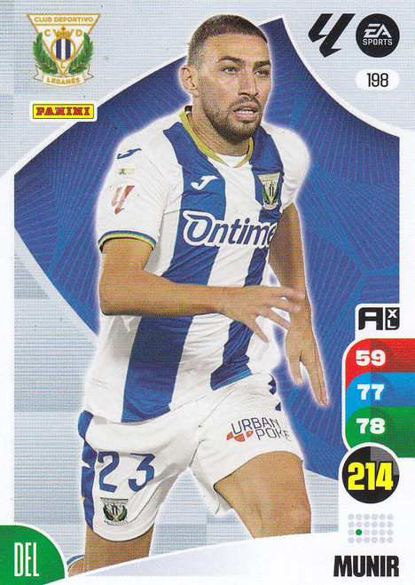 #198 Munir (CD Leganes) Panini Adrenalyn XL La Liga 2024-25 #198 Munir (CD Leganes) Panini Adrenalyn XL La Liga 2024-25