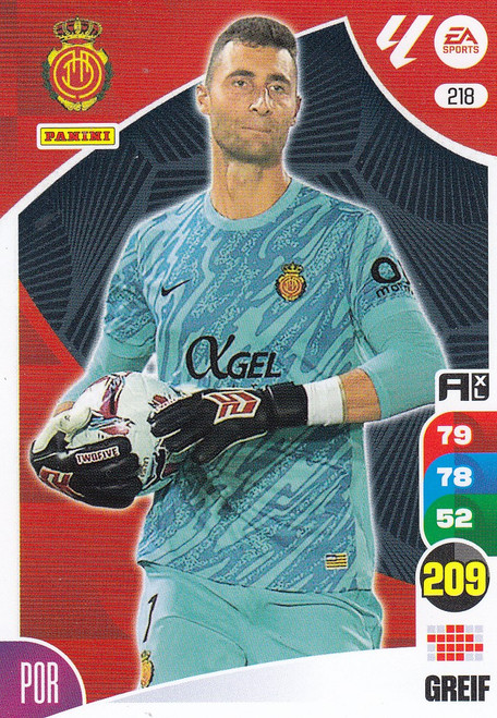 #218 Greif (RCD Mallorca) Panini Adrenalyn XL La Liga 2024-25 #218 Greif (RCD Mallorca) Panini Adrenalyn XL La Liga 2024-25