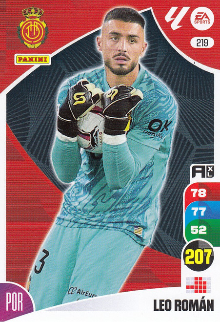 #219 Leo Roman (RCD Mallorca) Panini Adrenalyn XL La Liga 2024-25 #219 Leo Roman (RCD Mallorca) Panini Adrenalyn XL La Liga 2024-25