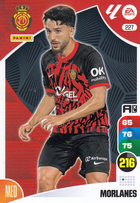 #227 Morlanes (RCD Mallorca) Panini Adrenalyn XL La Liga 2024-25 #227 Morlanes (RCD Mallorca) Panini Adrenalyn XL La Liga 2024-25