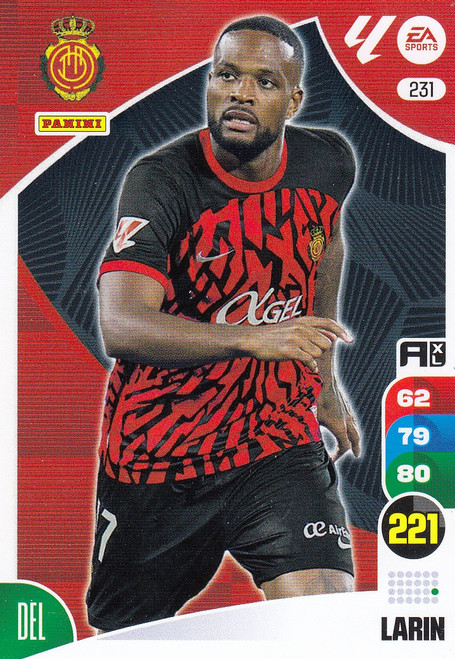 #231 Larin (RCD Mallorca) Panini Adrenalyn XL La Liga 2024-25 #231 Larin (RCD Mallorca) Panini Adrenalyn XL La Liga 2024-25