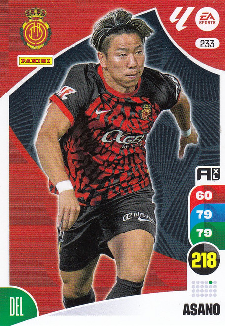 #233 Asano (RCD Mallorca) Panini Adrenalyn XL La Liga 2024-25 #233 Asano (RCD Mallorca) Panini Adrenalyn XL La Liga 2024-25