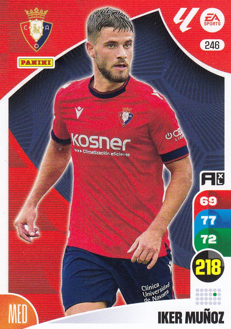 #246 Iker Munoz (CA Osasuna) Panini Adrenalyn XL La Liga 2024-25