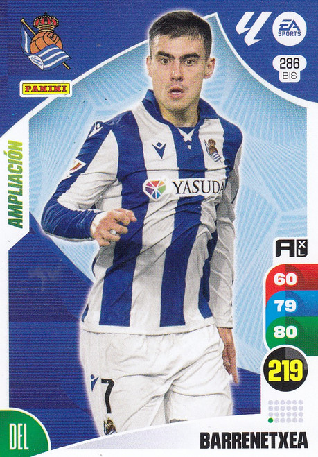 #286bis Barrenetxea (Real Sociedad) Panini Adrenalyn XL La Liga 2024-25 #286bis Barrenetxea (Real Sociedad) Panini Adrenalyn XL La Liga 2024-25