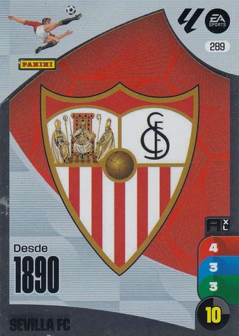 #289 Escudo (Sevilla FC) Panini Adrenalyn XL La Liga 2024-25 #289 Escudo (Sevilla FC) Panini Adrenalyn XL La Liga 2024-25