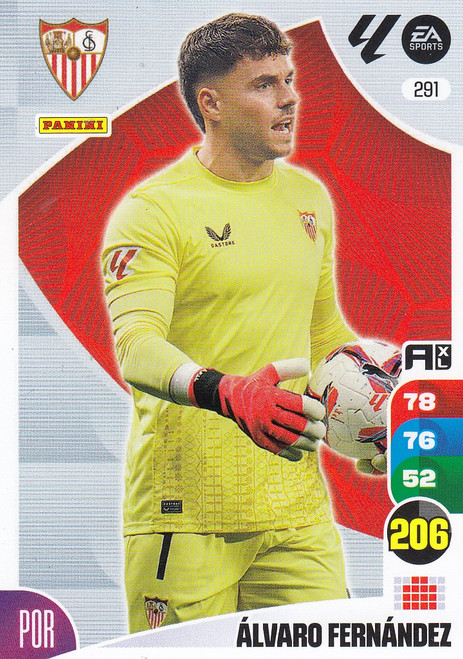 #291 Alvaro Fernandez (Sevilla FC) Panini Adrenalyn XL La Liga 2024-25