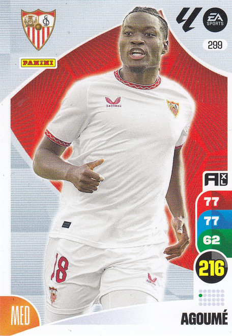 #299 Agoume (Sevilla FC) Panini Adrenalyn XL La Liga 2024-25 #299 Agoume (Sevilla FC) Panini Adrenalyn XL La Liga 2024-25