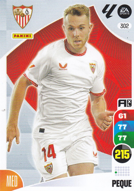 #302 Peque (Sevilla FC) Panini Adrenalyn XL La Liga 2024-25 #302 Peque (Sevilla FC) Panini Adrenalyn XL La Liga 2024-25