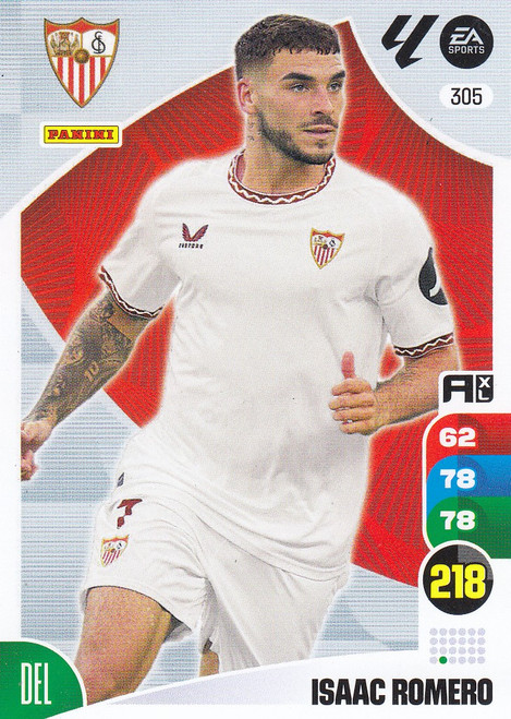 #305 Isaac Romero (Sevilla FC) Panini Adrenalyn XL La Liga 2024-25