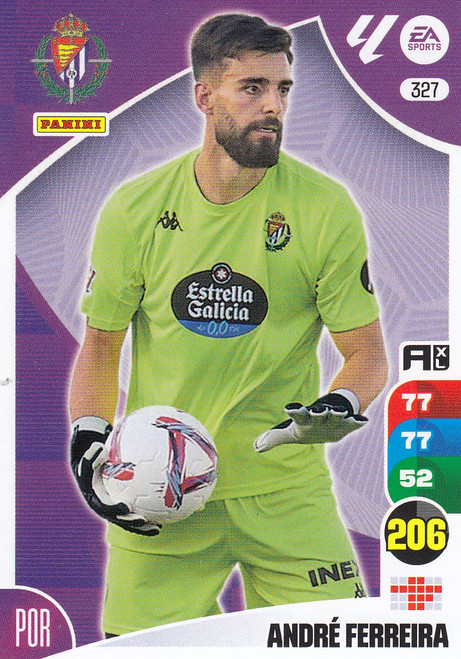 #327 Andre Ferreira (Real Valladolid CF) Panini Adrenalyn XL La Liga 2024-25 #327 Andre Ferreira (Real Valladolid CF) Panini Adrenalyn XL La Liga 2024-25
