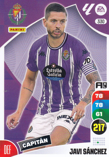 #330 Javi Sanchez (Real Valladolid CF) Panini Adrenalyn XL La Liga 2024-25 #330 Javi Sanchez (Real Valladolid CF) Panini Adrenalyn XL La Liga 2024-25