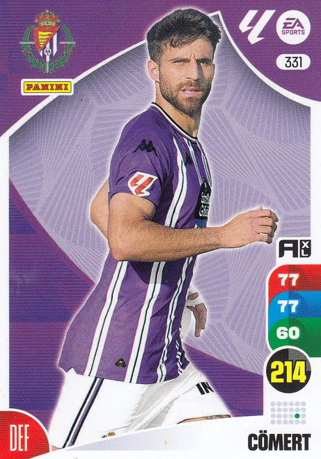 #331 Comert (Real Valladolid CF) Panini Adrenalyn XL La Liga 2024-25 #331 Comert (Real Valladolid CF) Panini Adrenalyn XL La Liga 2024-25