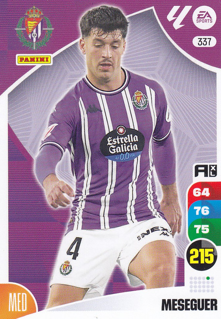 #337 Meseguer (Real Valladolid CF) Panini Adrenalyn XL La Liga 2024-25
