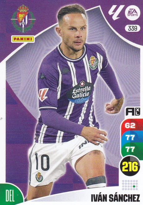 #339 Ivan Sanchez (Real Valladolid CF) Panini Adrenalyn XL La Liga 2024-25 #339 Ivan Sanchez (Real Valladolid CF) Panini Adrenalyn XL La Liga 2024-25