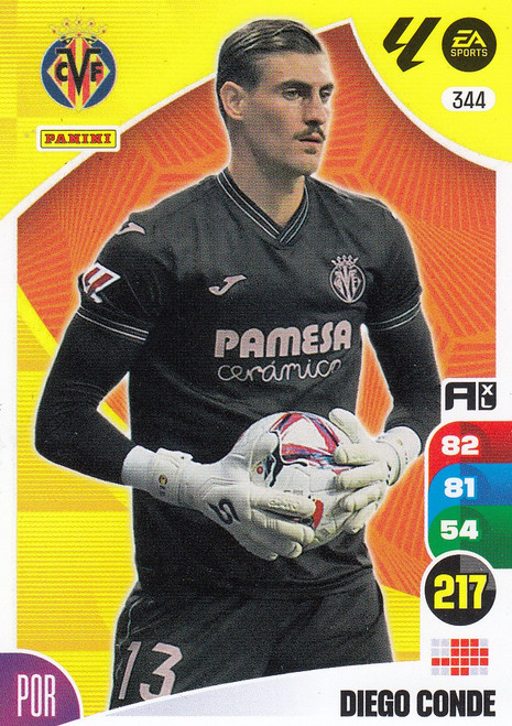 #344 Diego Conde (Villarreal CF) Panini Adrenalyn XL La Liga 2024-25