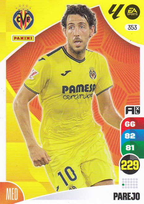 #353 Parejo (Villarreal CF) Panini Adrenalyn XL La Liga 2024-25