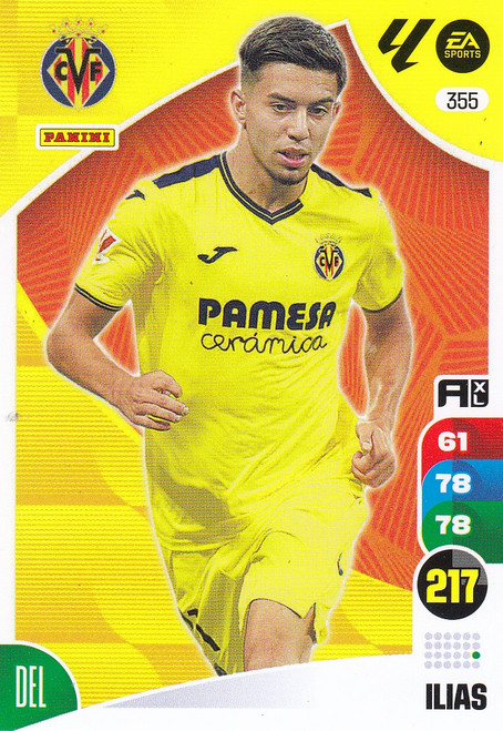 #355 Ilias (Villarreal CF) Panini Adrenalyn XL La Liga 2024-25 #355 Ilias (Villarreal CF) Panini Adrenalyn XL La Liga 2024-25