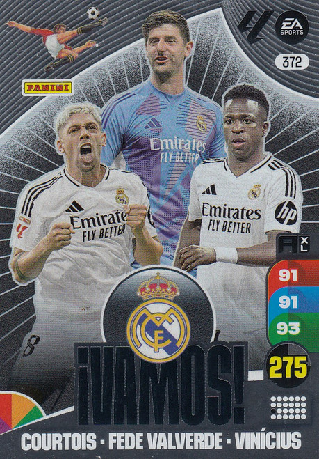 #372 Real Madrid CF Panini Adrenalyn XL La Liga 2024-25 VAMOS