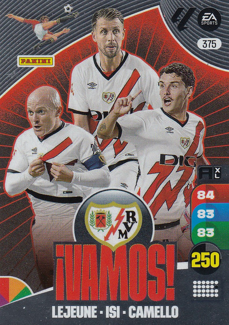 #375 Rayo Vallecano Panini Adrenalyn XL La Liga 2024-25 VAMOS #375 Rayo Vallecano Panini Adrenalyn XL La Liga 2024-25 VAMOS