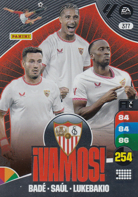 #377 Sevilla FC Panini Adrenalyn XL La Liga 2024-25 VAMOS