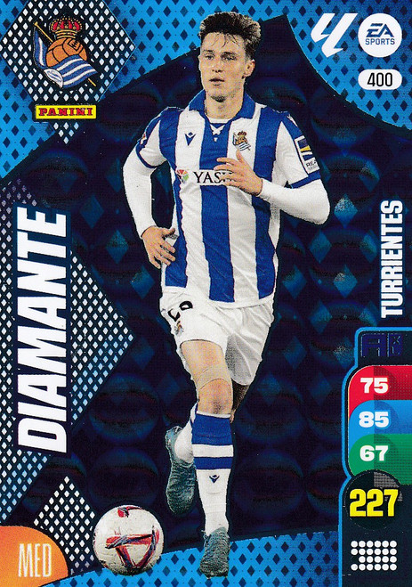 #400 Turrientes (Real Sociedad) Panini Adrenalyn XL La Liga 2024-25 DIAMANTES
