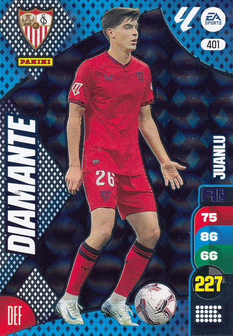 #401 Juanlu (Sevilla FC) Panini Adrenalyn XL La Liga 2024-25 DIAMANTES #401 Juanlu (Sevilla FC) Panini Adrenalyn XL La Liga 2024-25 DIAMANTES