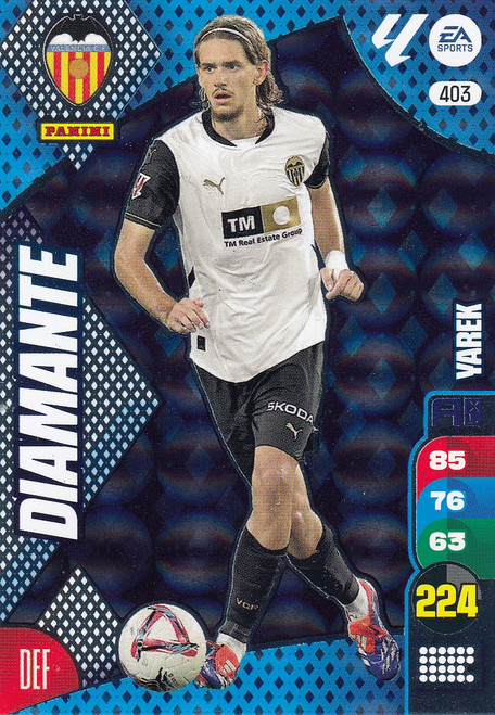 #403 Yarek (Valencia CF) Panini Adrenalyn XL La Liga 2024-25 DIAMANTES #403 Yarek (Valencia CF) Panini Adrenalyn XL La Liga 2024-25 DIAMANTES