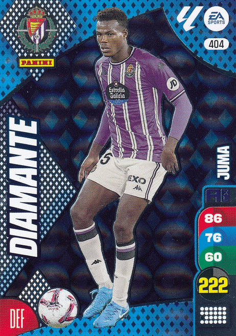 #404 Yuma (Real Valladolid) Panini Adrenalyn XL La Liga 2024-25 DIAMANTES