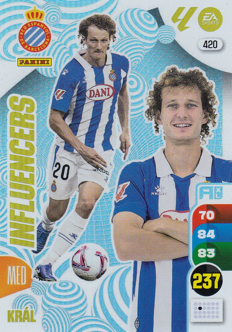 #420 Kral (RCD Espanyol) Panini Adrenalyn XL La Liga 2024-25 INFLUENCERS #420 Kral (RCD Espanyol) Panini Adrenalyn XL La Liga 2024-25 INFLUENCERS