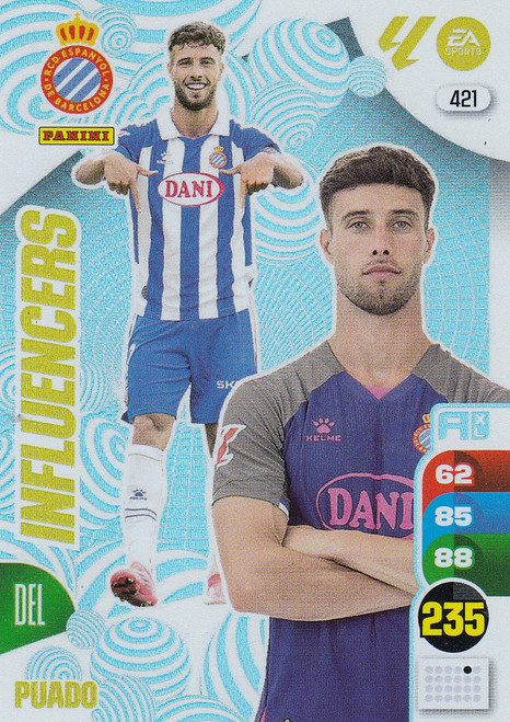 #421 Puado (RCD Espanyol) Panini Adrenalyn XL La Liga 2024-25 INFLUENCERS #421 Puado (RCD Espanyol) Panini Adrenalyn XL La Liga 2024-25 INFLUENCERS