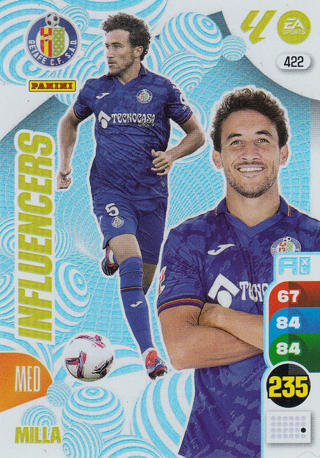 #422 Milla (Getafe CF) Panini Adrenalyn XL La Liga 2024-25 INFLUENCERS