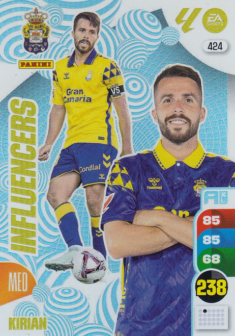 #424 Kirian (UD Las Palmas) Panini Adrenalyn XL La Liga 2024-25 INFLUENCERS