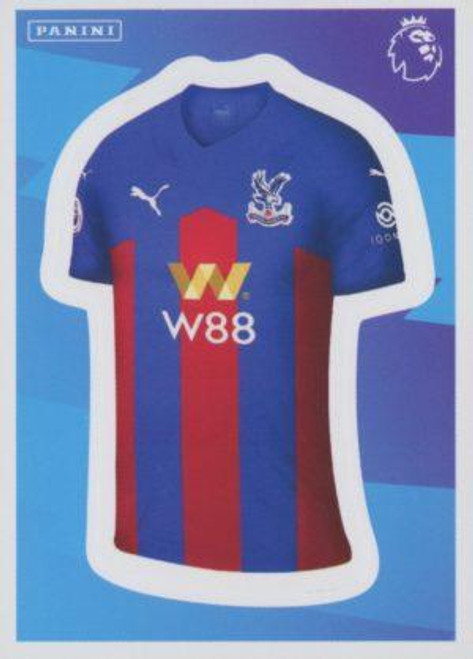 #180 Home Kit (Crystal Palace) Panini Premier League 2021 Sticker Collection