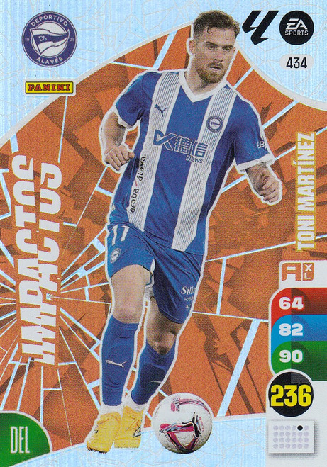 #434 Toni Martinez (Deportivo Alavés) Panini Adrenalyn XL La Liga 2024-25 IMPACTOS #434 Toni Martinez (Deportivo Alavés) Panini Adrenalyn XL La Liga 2024-25 IMPACTOS
