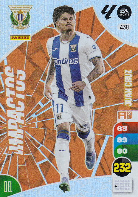 #438 Juan Cruz (CD Leganes) Panini Adrenalyn XL La Liga 2024-25 IMPACTOS #438 Juan Cruz (CD Leganes) Panini Adrenalyn XL La Liga 2024-25 IMPACTOS