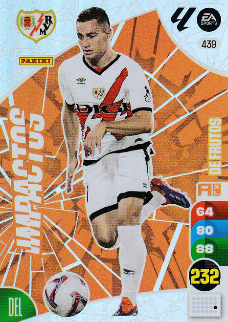 #439 De Frutos (Rayo Vallecano) Panini Adrenalyn XL La Liga 2024-25 IMPACTOS #439 De Frutos (Rayo Vallecano) Panini Adrenalyn XL La Liga 2024-25 IMPACTOS