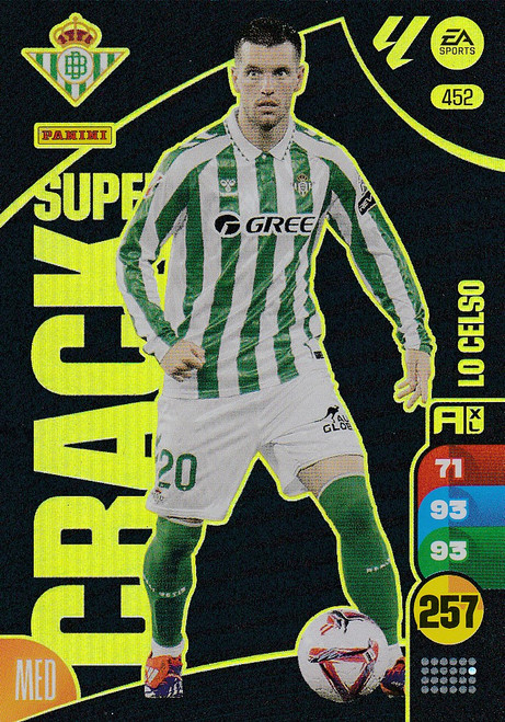 #452 Lo Celso (Real Betis) Panini Adrenalyn XL La Liga 2024-25 SUPER CRACKS #452 Lo Celso (Real Betis) Panini Adrenalyn XL La Liga 2024-25 SUPER CRACKS