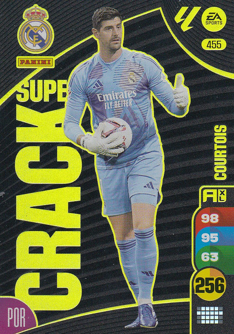 #455 Courtois (Real Madrid CF) Panini Adrenalyn XL La Liga 2024-25 SUPER CRACKS #455 Courtois (Real Madrid CF) Panini Adrenalyn XL La Liga 2024-25 SUPER CRACKS